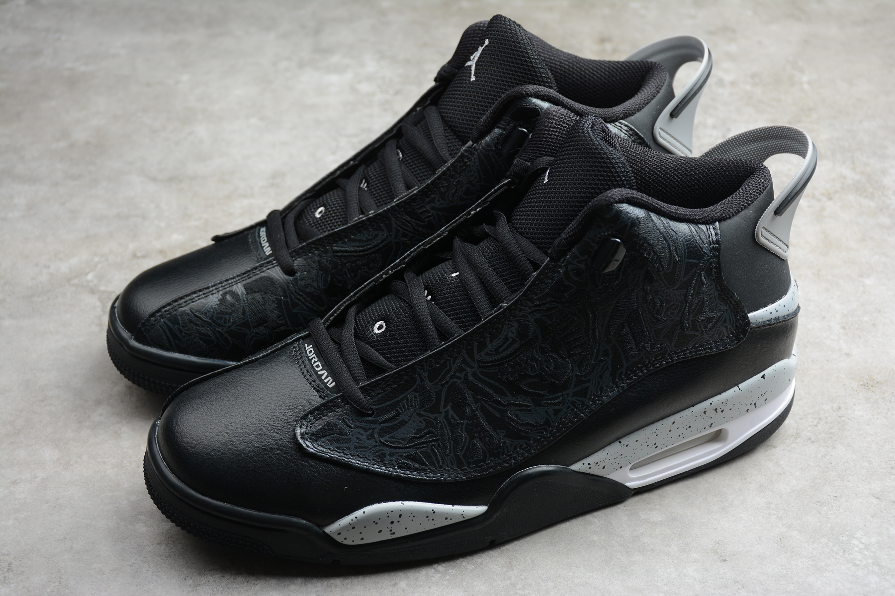 Air Jordan DUB Zero Black Grey Shoes - Click Image to Close